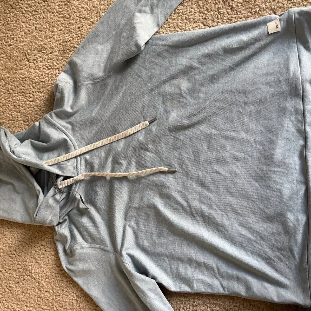 Vuori Halo Essential DreamKnit Performance Hoodie – Blue XS - Picture 5 of 5